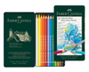 Lápices de colores acuarelables Faber Castell Albrecht Dürer de 12 colores en caja metálica